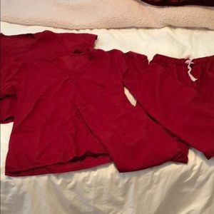 Red RMF Scrubs (2 tops and 1 bottom)
